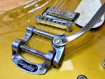 ✨2008✨ Gretsch G5235T Electromatic Pro Jet Bigsby~ Gold Sparkle Anniversary!