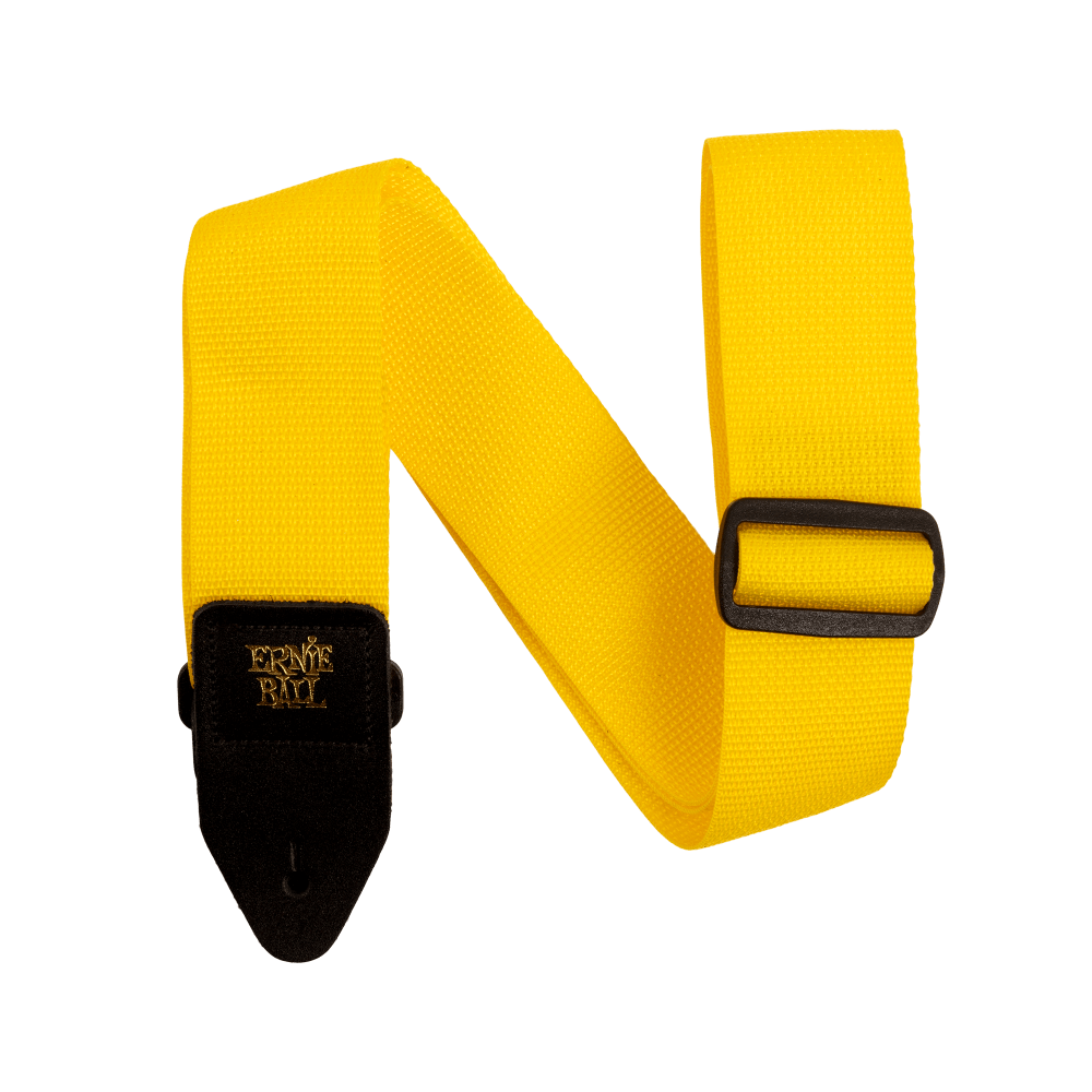 Ernie Ball Polypro 2” Guitar & Bass Strap- Yellow