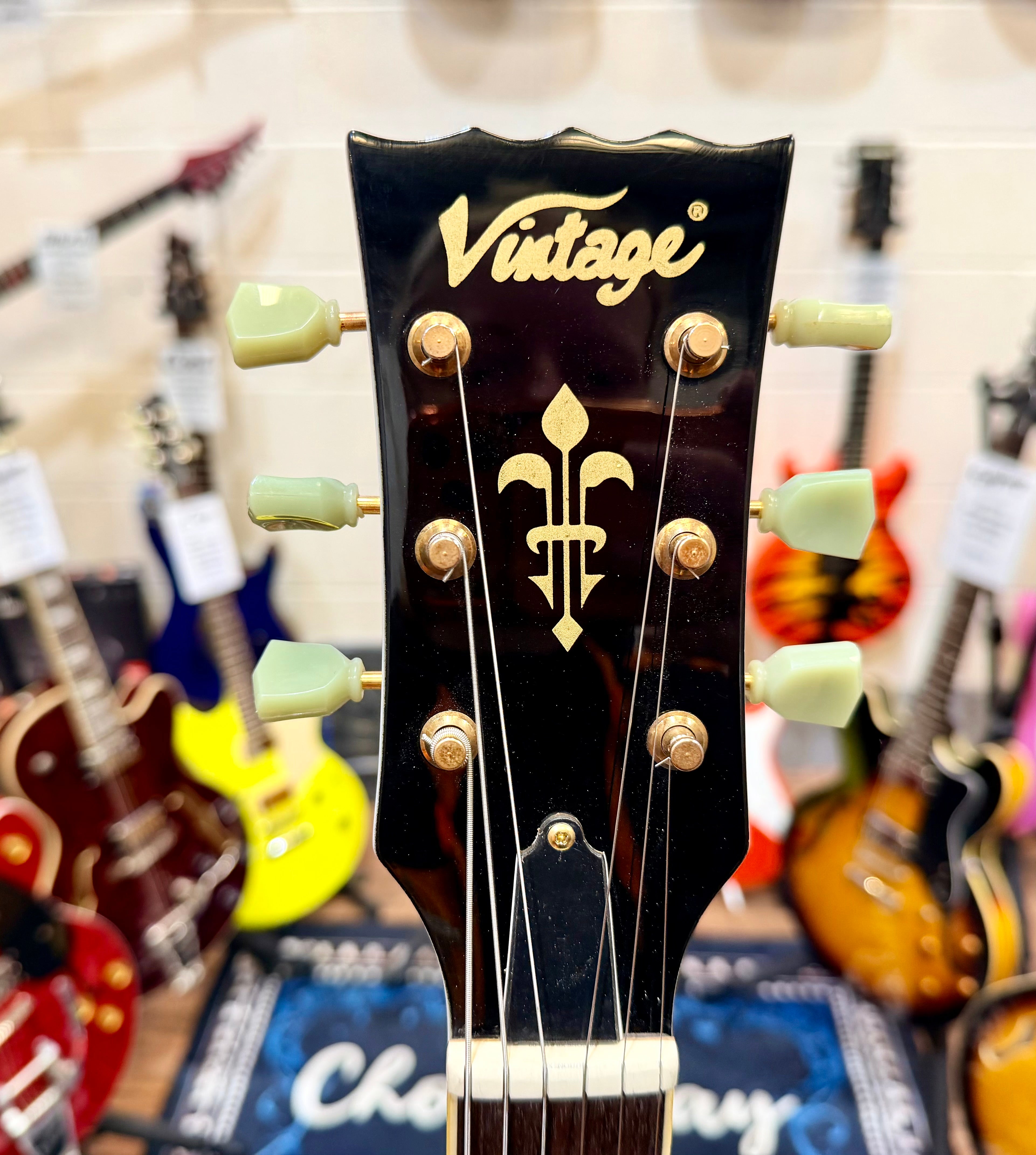 🔥B-STOCK🔥 Vintage V100 ReIssued Electric Guitar – Arctic White Les Paul V100AW