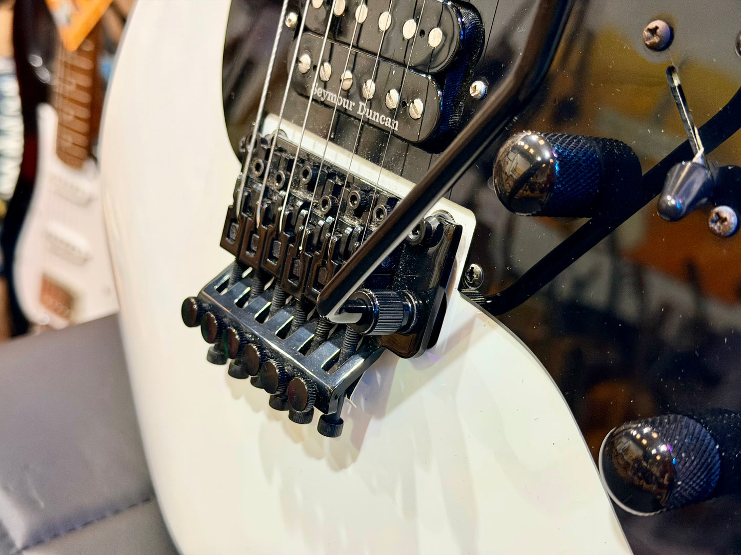 🔥2023🔥 Jackson Adrian Smith SDXM~ Maple~ Snow White~ Iron Maiden Signature!