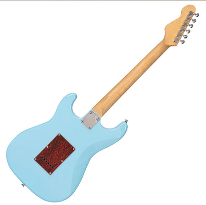 Vintage V60 Coaster Series Electric Guitar Starter Pack Bundle~ Candy Apple Blue