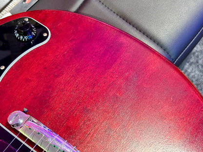 🌟2019🌟 Gibson Les Paul Junior Tribute DC Worn Cherry~ Double Cut~ Dog Ear P90!