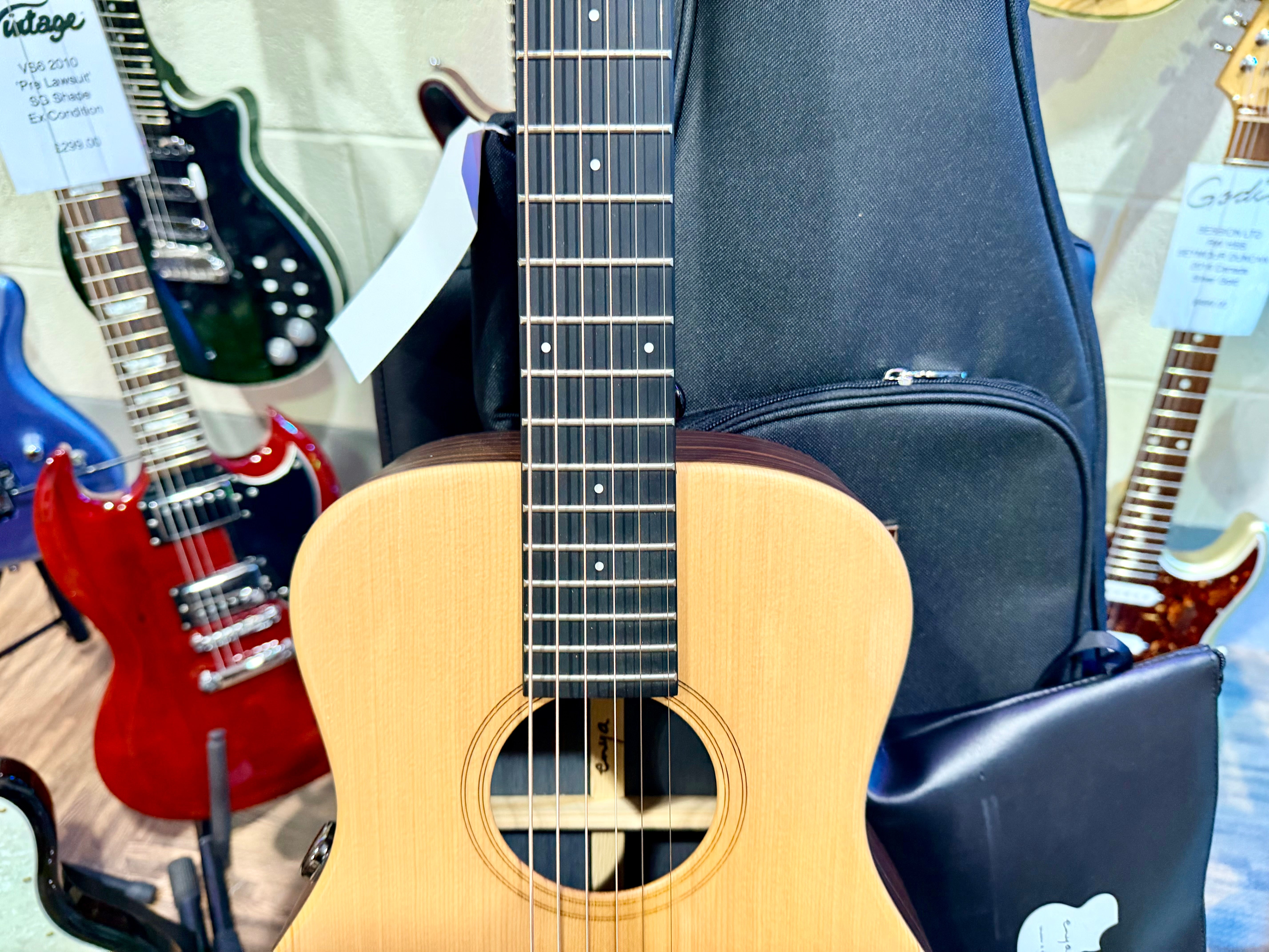 🔥NEW🔥 Enya EB-X1 EQ Pro 1/2 Sized Electro-Acoustic Travel Guitar~ Smart Pickup