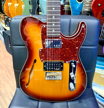 🔥RARE🔥 Vintage Country Squire Thinline Telecaster~ Pre Fret King Black Label!