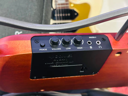 🌟NEW🌟 Donner HUSH-I Electro Acoustic Silent Travel Headless Guitar~ Mahogany!