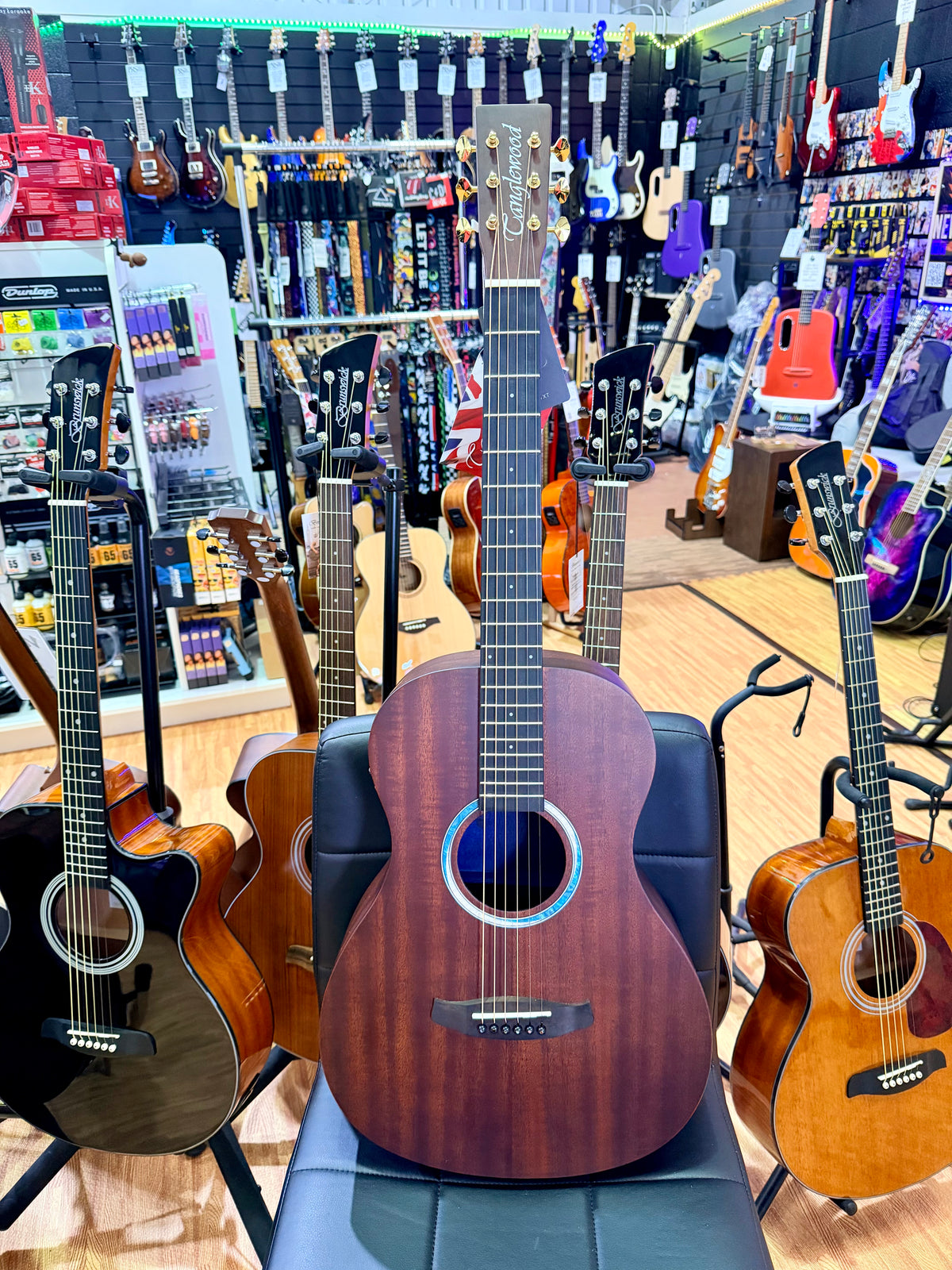 Tanglewood TE8EBL Elemental Parlour Electro Acoustic~ Natural Satin~ Solid Top