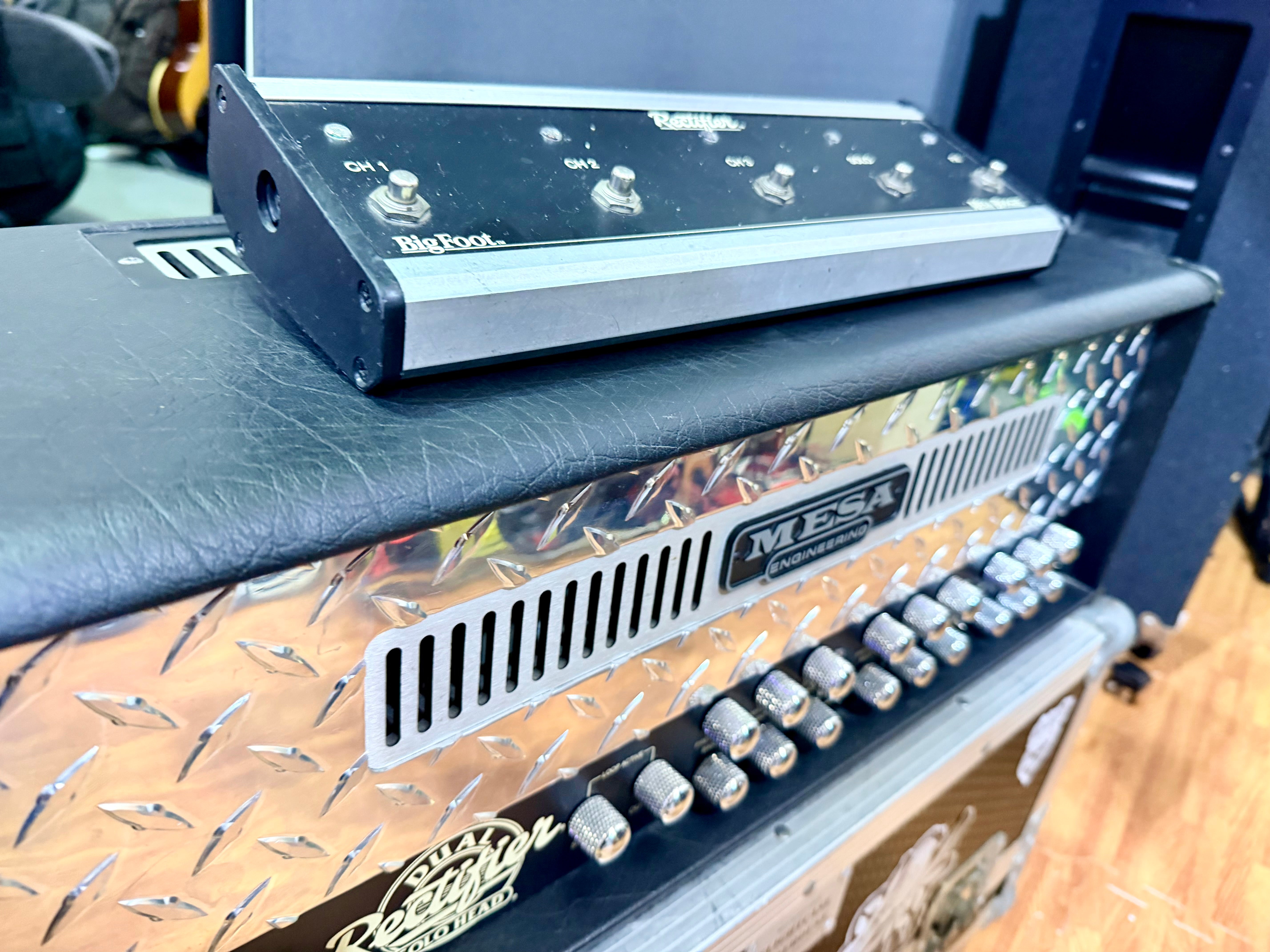 🔥 Mesa Boogie Dual Rectifier Solo Head Amplifier 100W Valve Amp + Case 🔥