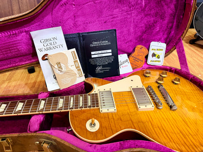 2012 Gibson Custom Shop 1959 Les Paul Standard R9 VOS~ Honey Burst~ Case & COA