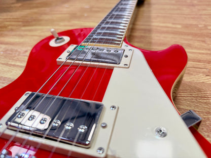 ⚡️MINT⚡️ Epiphone Les Paul Standard 50s Figured Cardinal Red~ Inspired By Gibson