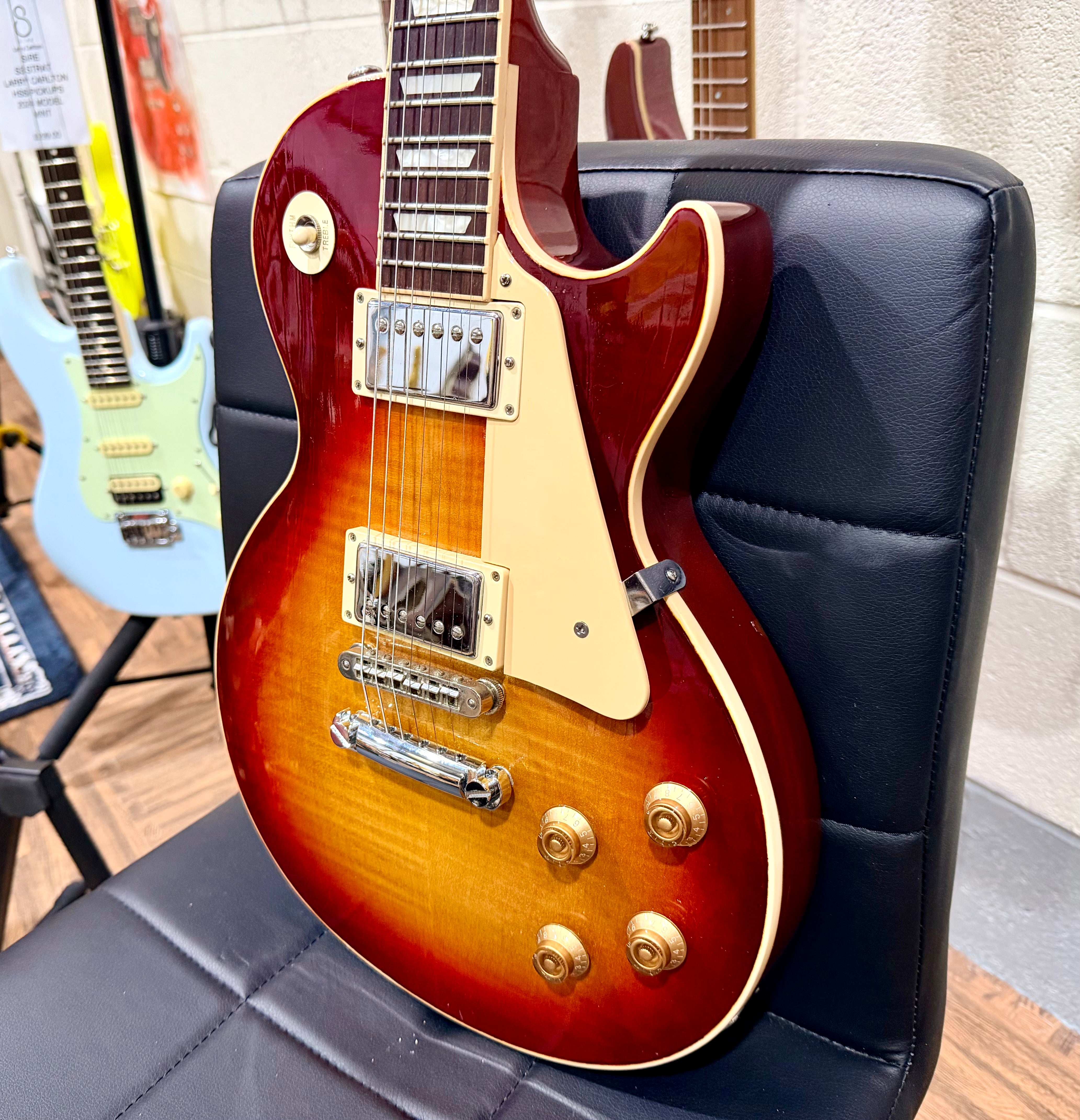 ☀️2016☀️ Gibson Les Paul Standard Plus Top~ Cherry Sunburst~ Hard Case~ USA!