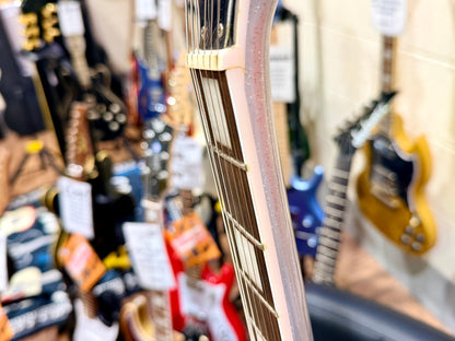 🌟RARE 2019🌟 Burny RLC-60 Les Paul Custom~ HHH Silver Sparkle~ By Fernandes!