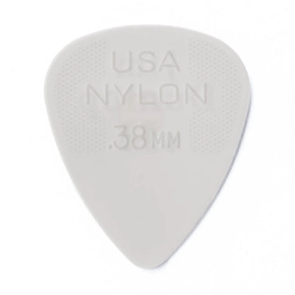 Jim Dunlop Nylon Standard .38mm Guitar Plectrums Player Pack (12-Picks)