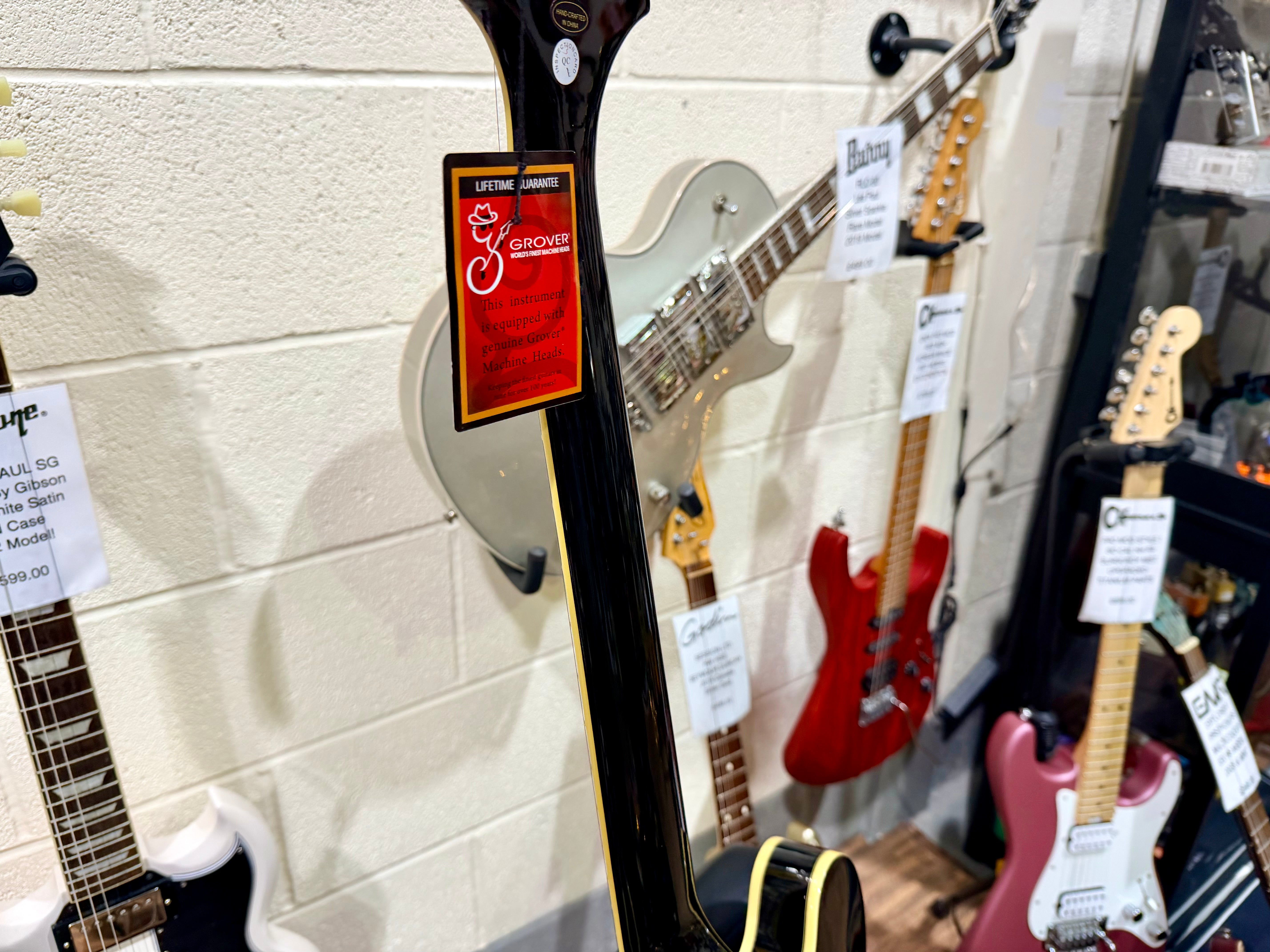 🌟MINT 2021🌟 Epiphone Sheraton II Pro Hollowbody~ Ebony Black + Hard Case!