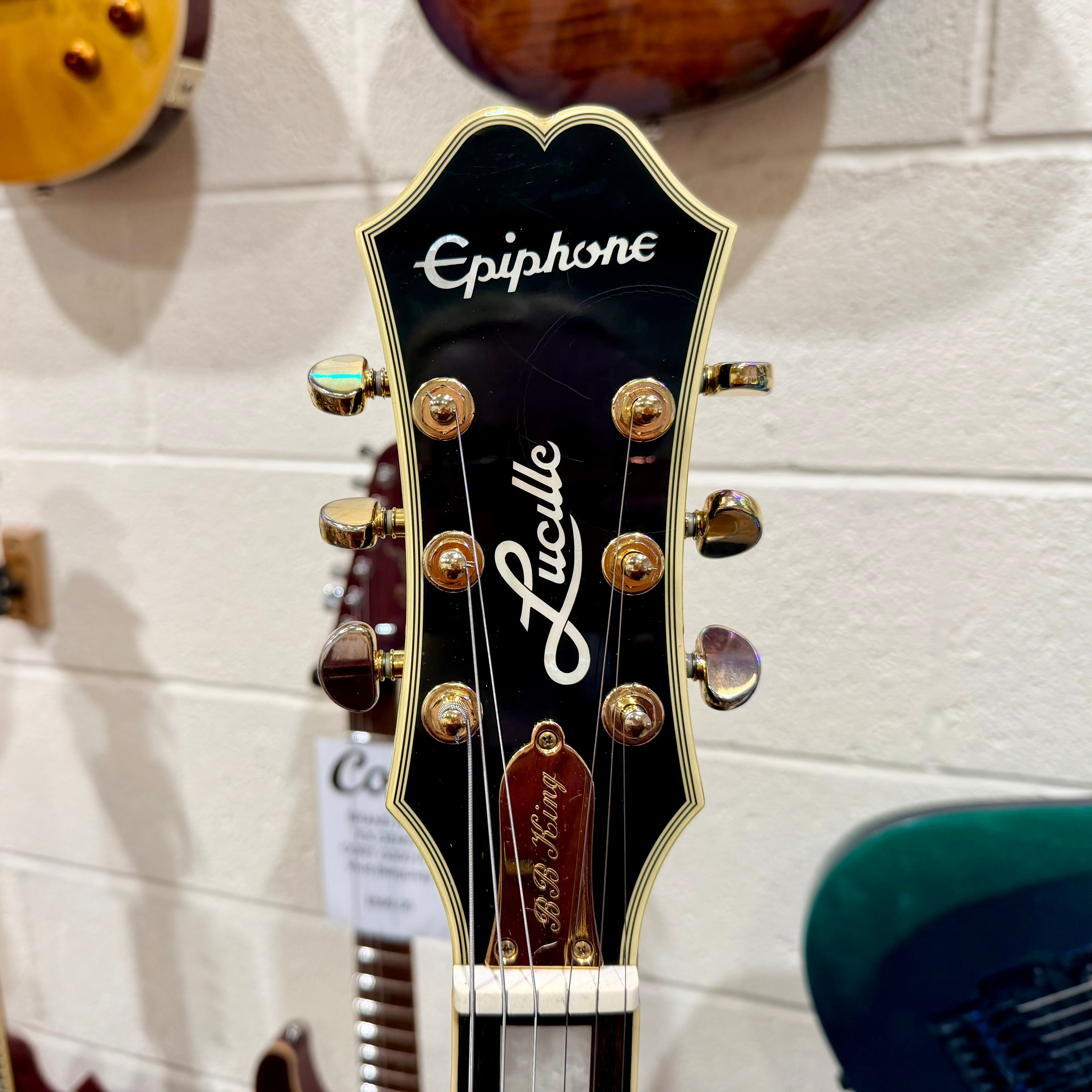 🔥2011🔥 Epiphone B.B. King Lucille Guitar~ Ebony Black~ Semi-Hollowbody!