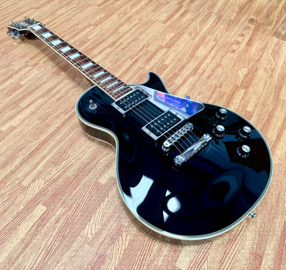 🔥2008🔥 Burny RLC-50JS John Sykes Les Paul Custom~ Black~ Japan Market Import!