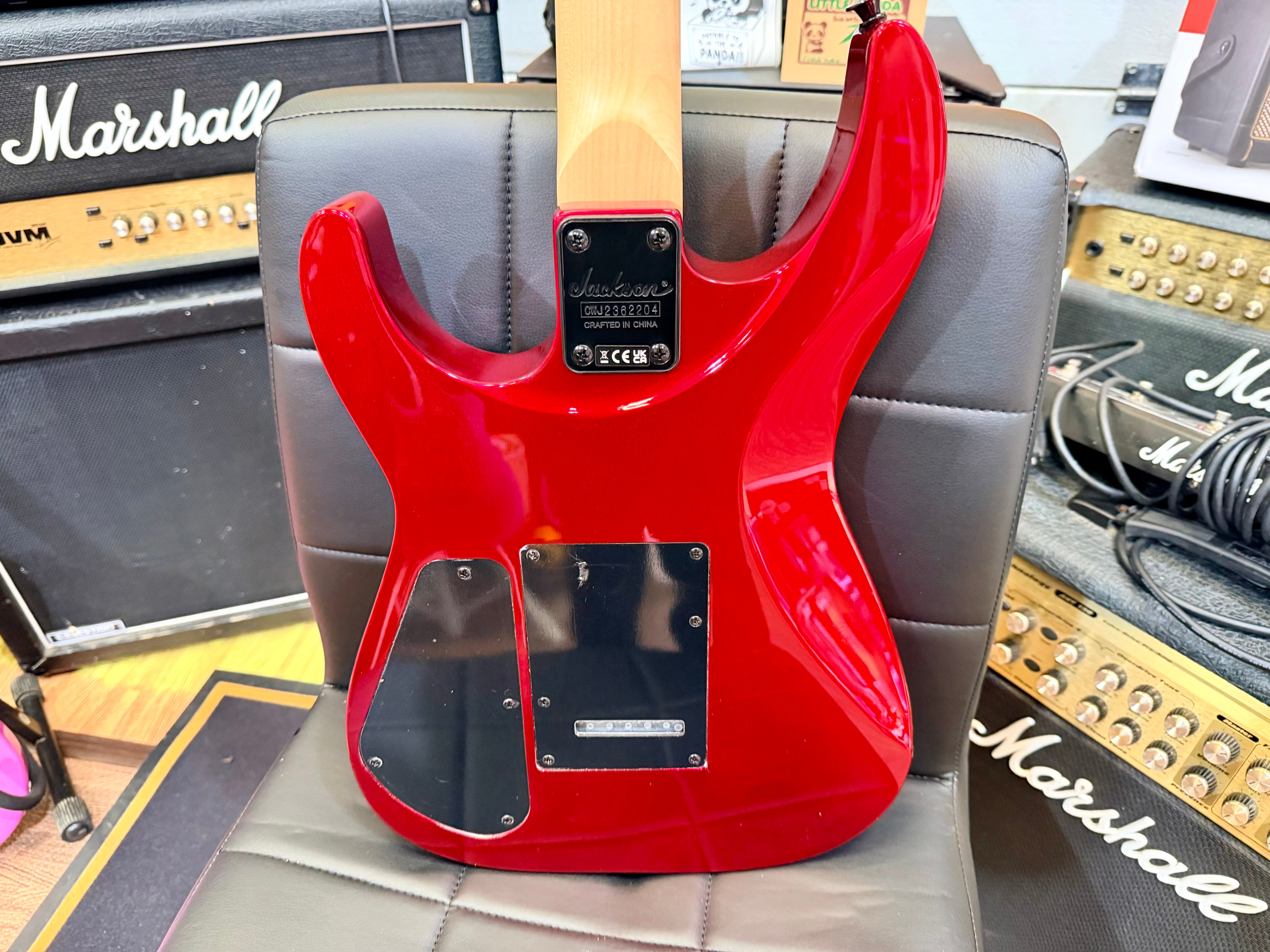 🔥NEW🔥 Jackson JS11 Dinky Metallic Red HH~ Electric Guitar Open Box!