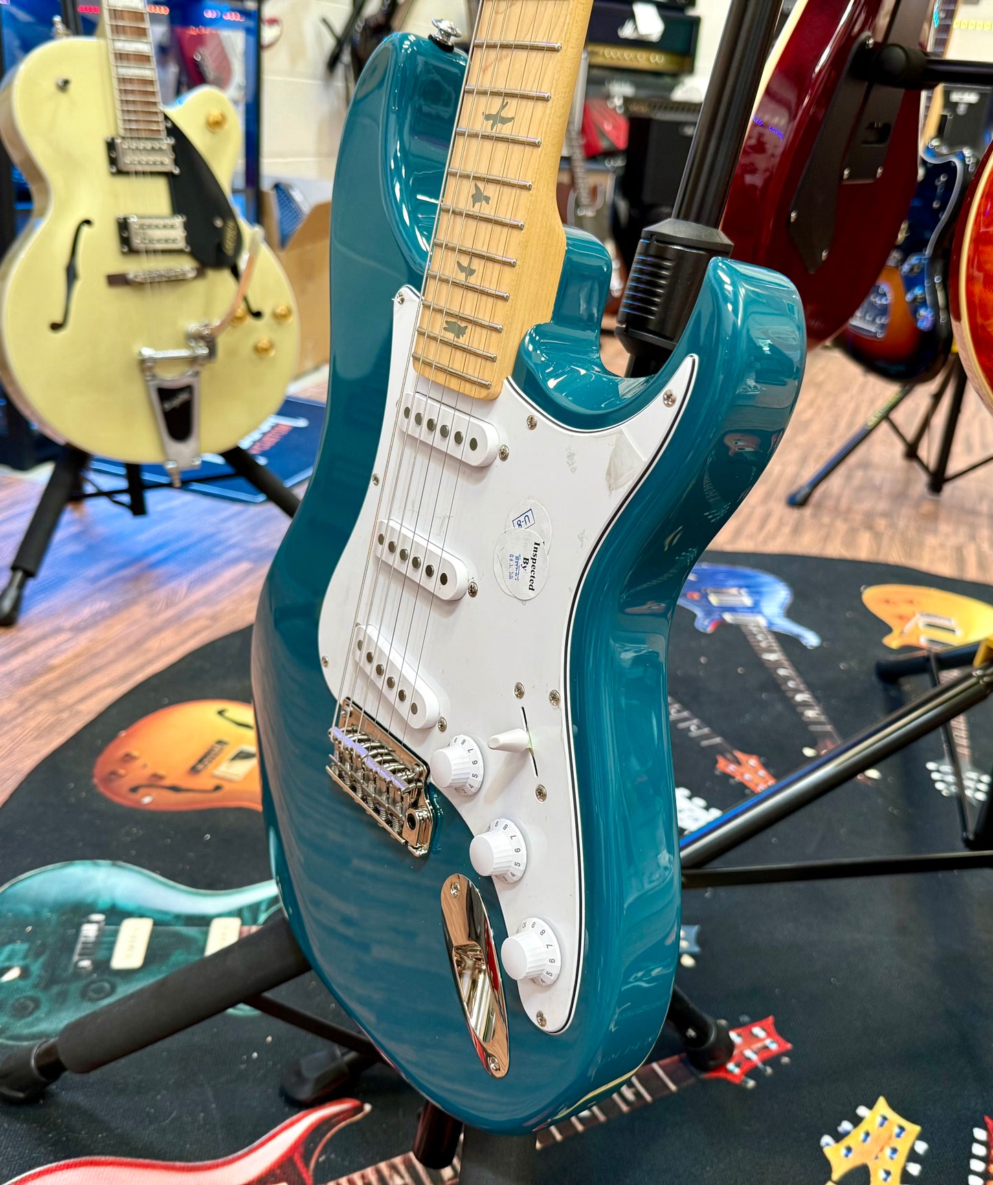 🦅 BRAND NEW 🦅 PRS Silver Sky SE Guitar~ John Mayer~ Nylon Blue + Gig Bag!