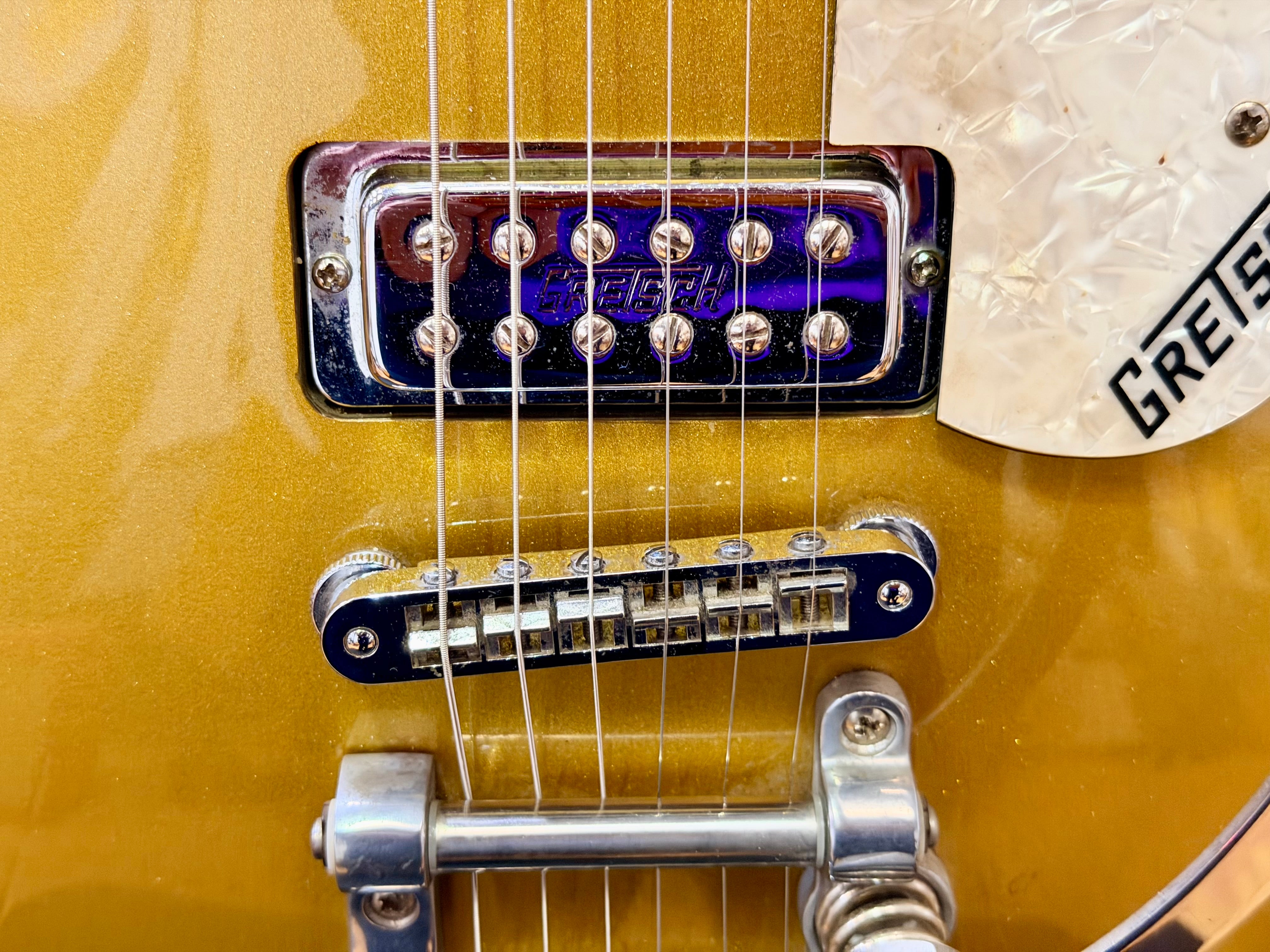 ✨2008✨ Gretsch G5235T Electromatic Pro Jet Bigsby~ Gold Sparkle Anniversary!