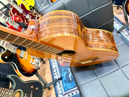 🌟 Tanglewood Exotic Java TWJPE Parlour Electro Acoustic + Hard Case~Stunning 🌟