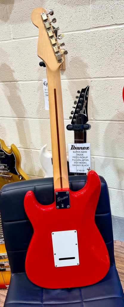 🎸 1995 KOREA 🎸Fender Squier Stratocaster~ Korean Made Strat~ Cherry Red!