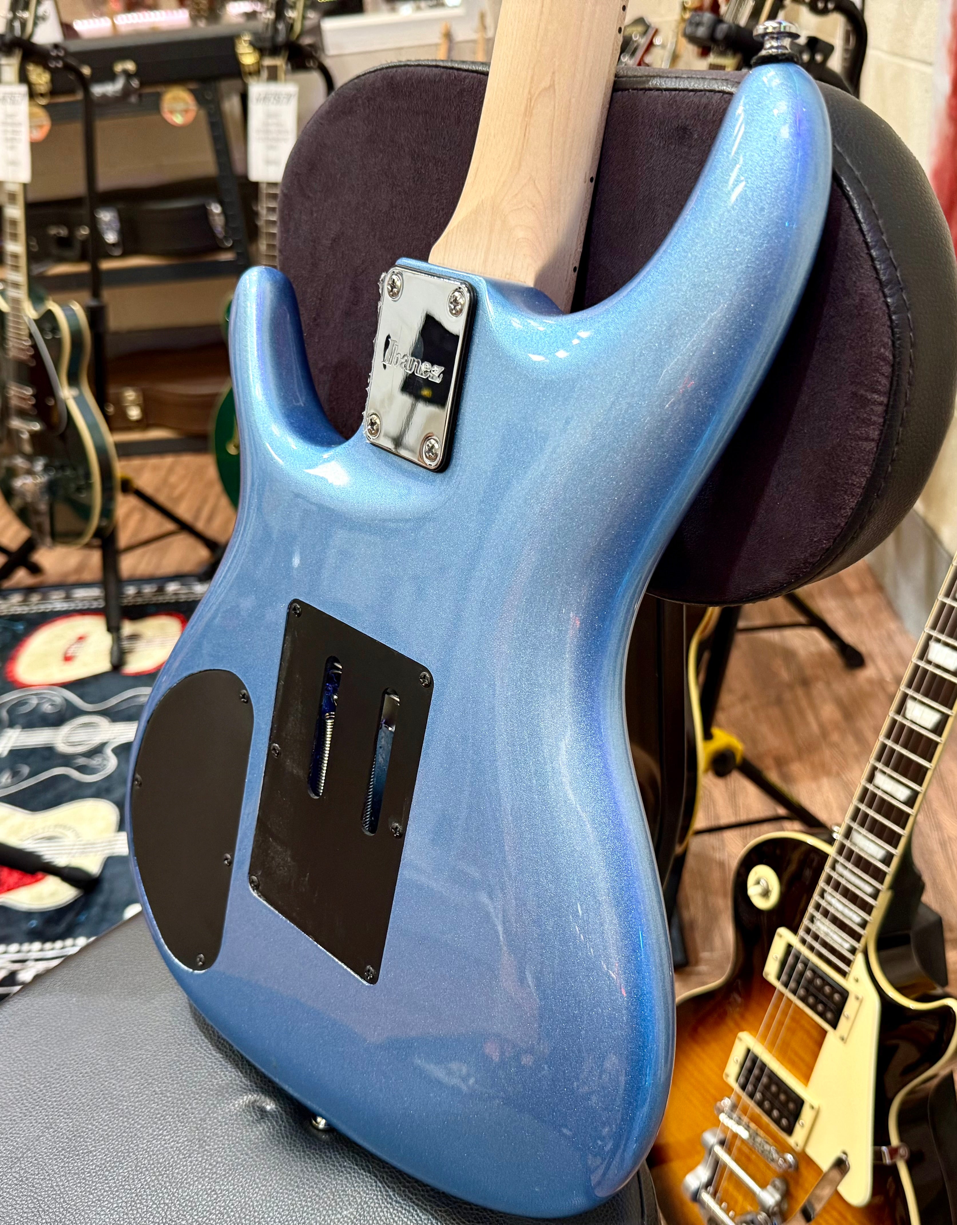 🔥MINT 2022🔥 Ibanez Signature JS140M Joe Satriani Soda Blue~ Edge Zero~ Ex-Demo