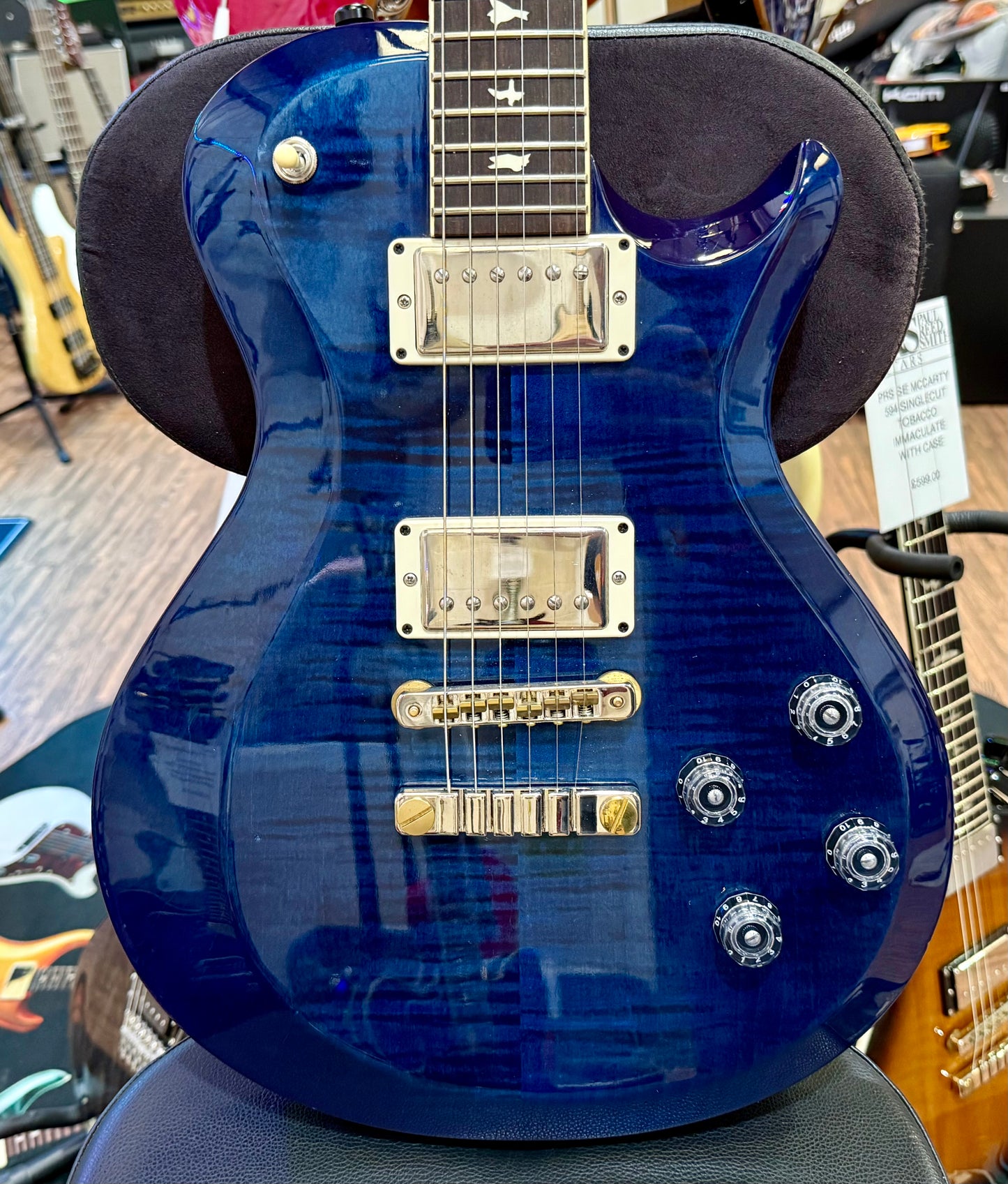 🌟2020 USA🌟 PRS S2 McCarty 594 Singlecut~ Whale Blue~ Gig Bag & Docs~ Stunning!