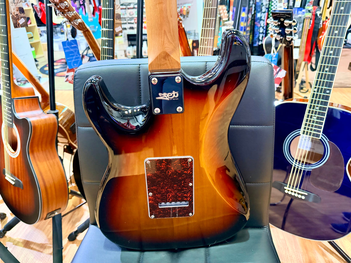 Jet JS-300 Electric Guitar~ Sunburst~ Roasted Maple~ Strat~ 2026!