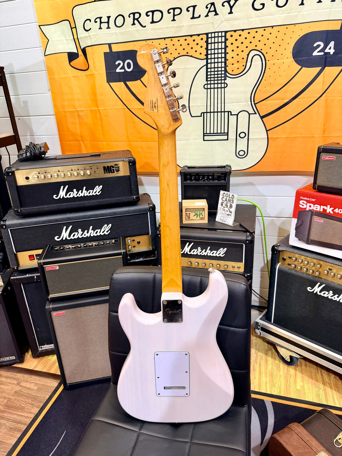 🔥EMG ACTIVE🔥 Squier Classic Vibe ‘50s Stratocaster In White Blonde~ EMG SA P’ups