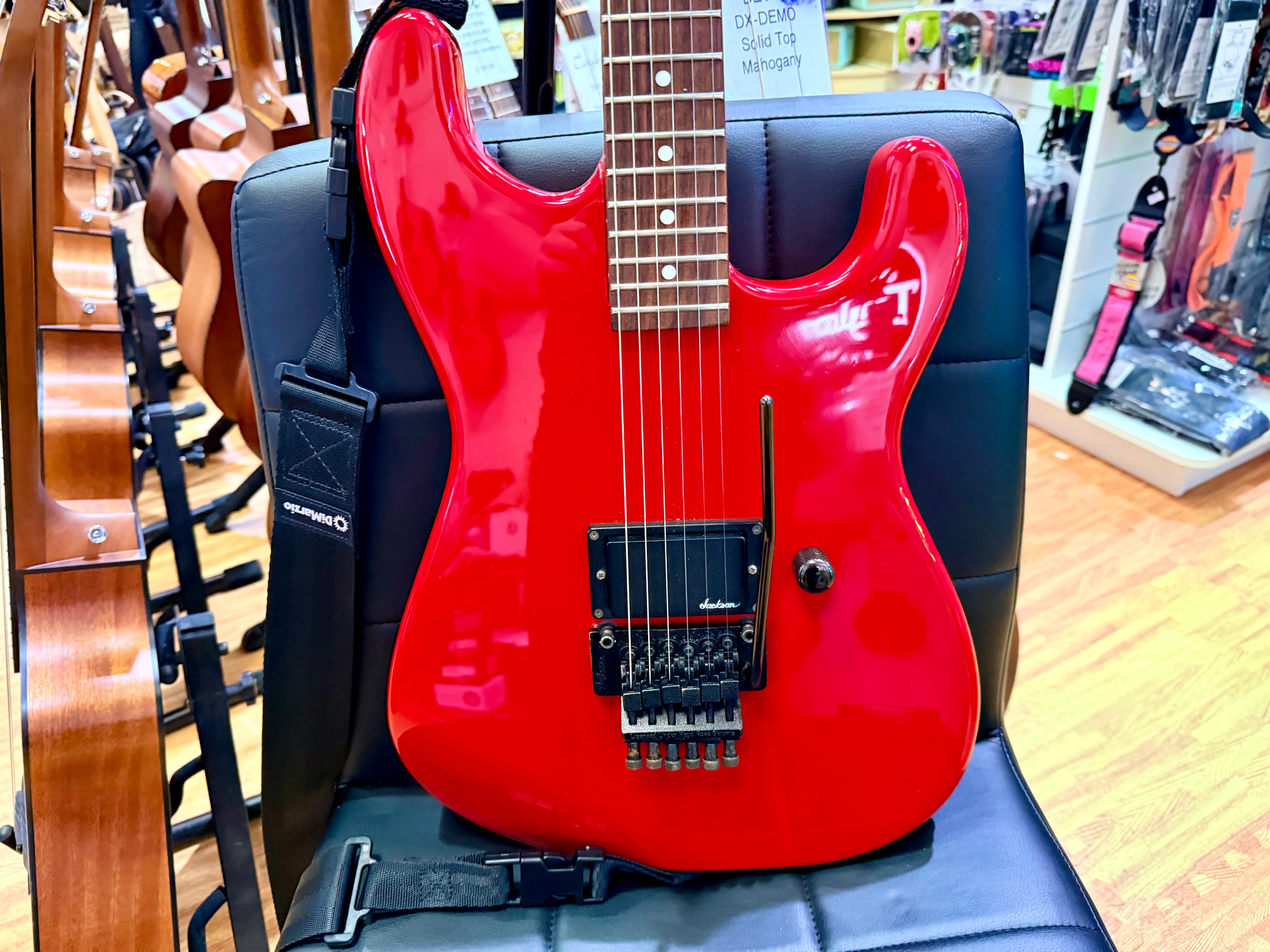 🔥RARE🔥 1987 Charvel Model 2 Red~ MIJ 80s Made In Japan~ JT6 Floyd Rose/Jackson