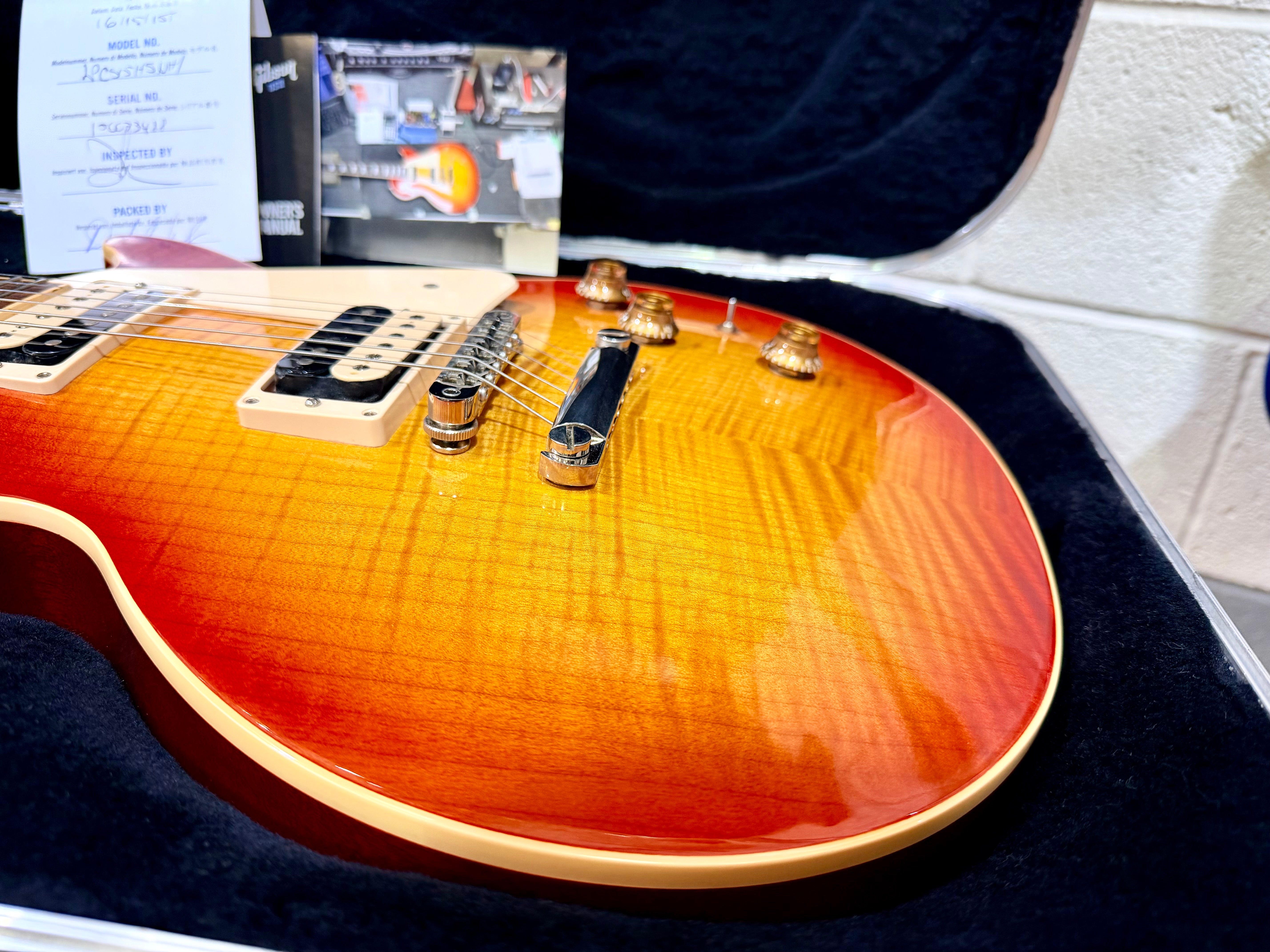 🌟Les Paul 100th🌟 2015 Gibson Les Paul Classic~ Cherry Sunburst + Case & Docs!