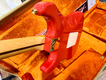 🌟2007🌟 Fender USA Custom Shop 1956 NOS Stratocaster Fiesta Red & Gold~ Maple!