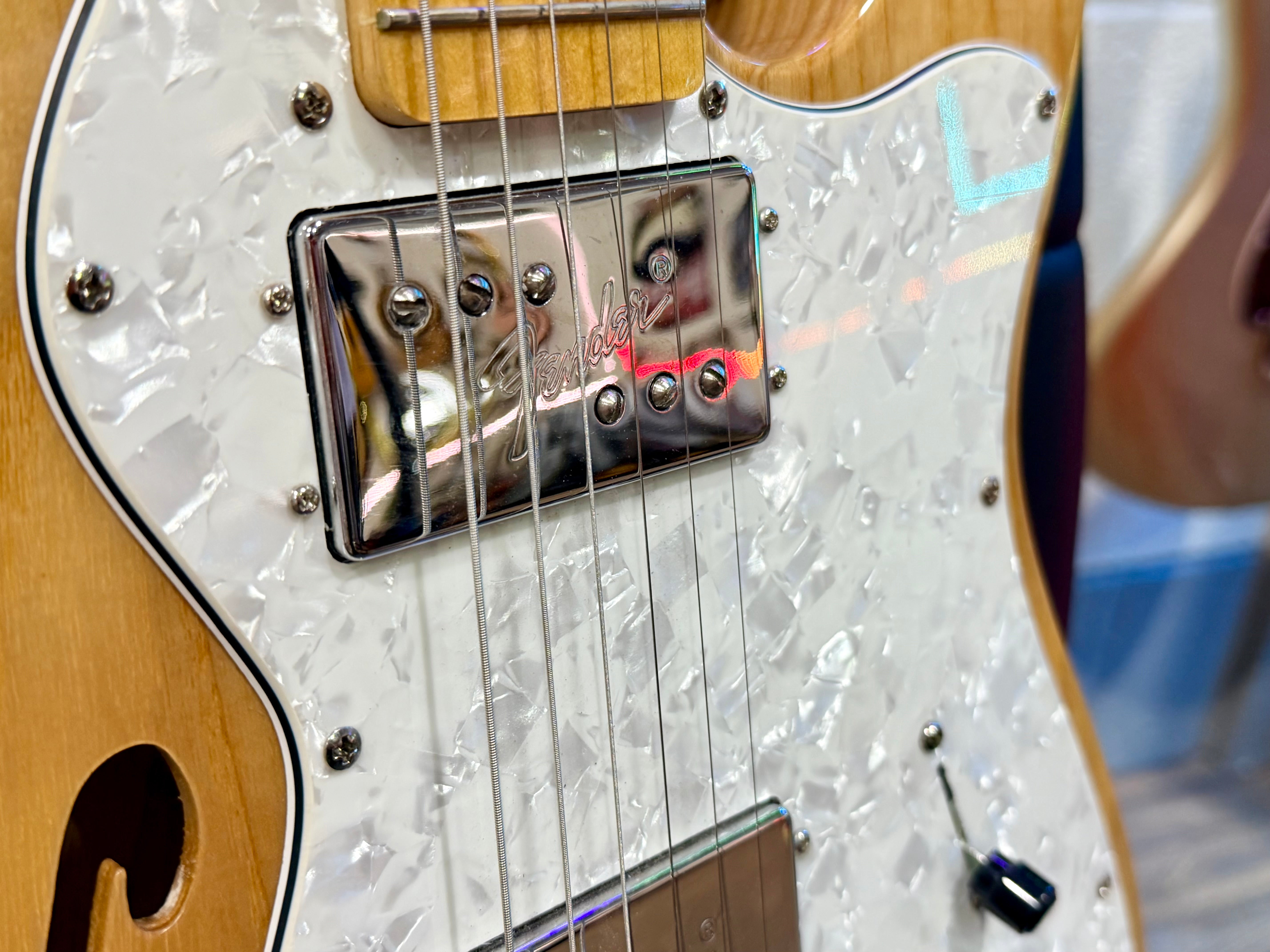 🌟MINT🌟 Fender Squier Classic Vibe 70s Telecaster Thinline~ Maple Neck~ Natural