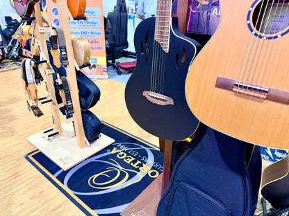 🔥NEW🔥 Ortega TourPlayer Electro-Acoustic Classical Guitar~ Nylon Thin~ Black!