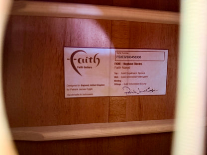 ✨ Faith Naked Neptune Electro Acoustic~ Solid Spruce~ FKNE 2024 + Bag ✨