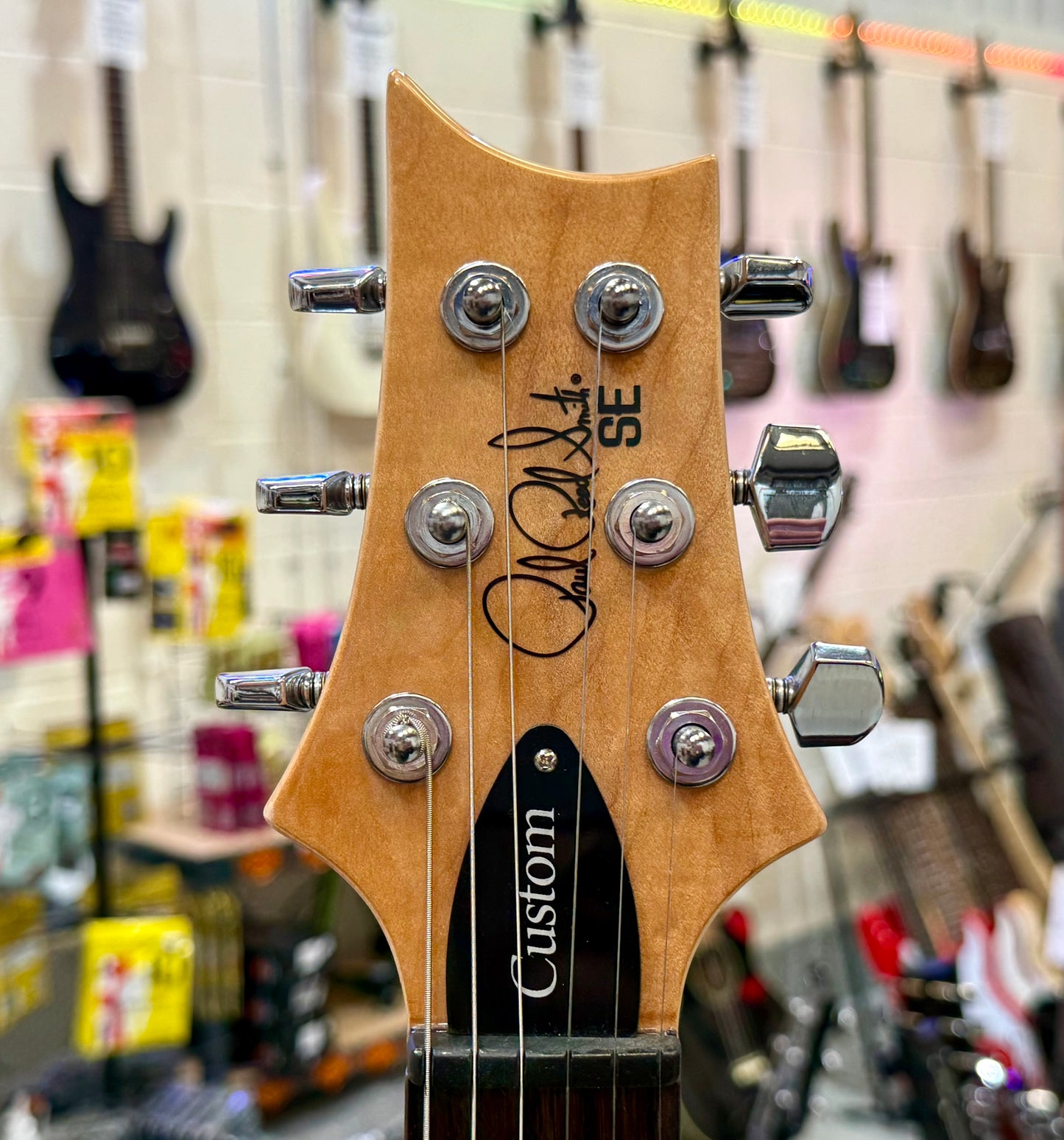 ✨2022 MODEL✨ PRS SE Custom 24~ Bonnie Pink + Gig Bag~ Natural Back~ STUNNING!