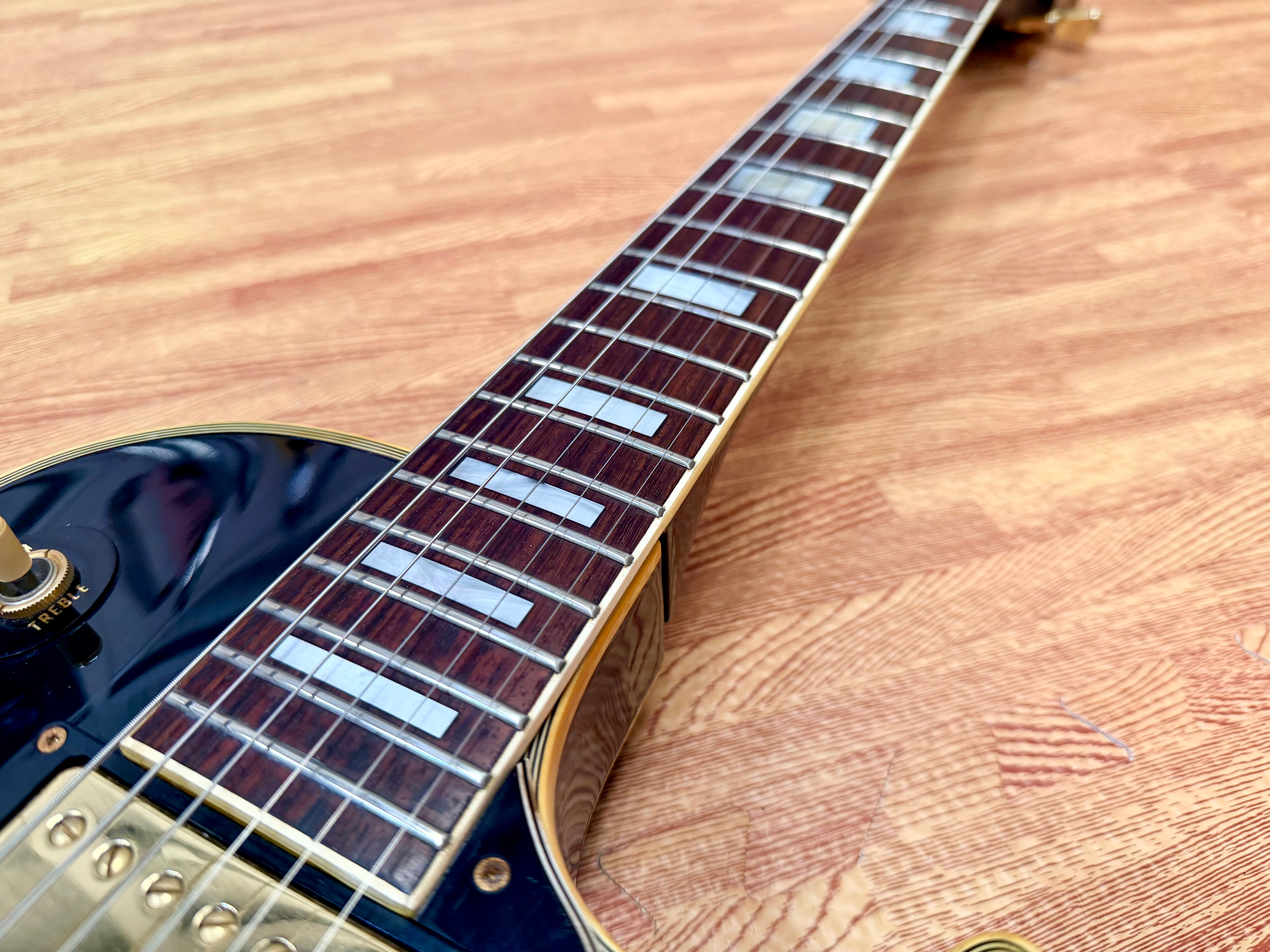 🇯🇵 1992 Greco EGC-480 Mint Collection Les Paul Custom~ MIJ Japan Ebony 🇯🇵
