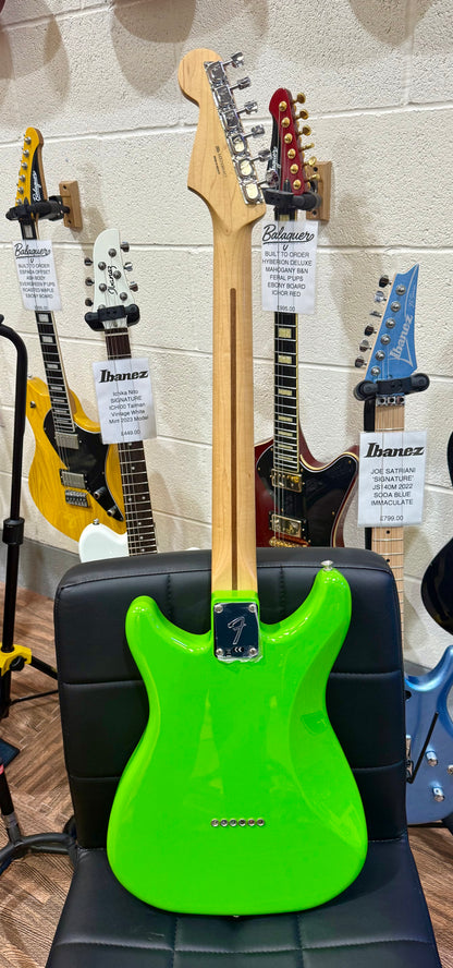 🔥MINT 2019🔥 Fender Player Lead II ‘2’ Neon Green Electric Guitar + Hard Case!