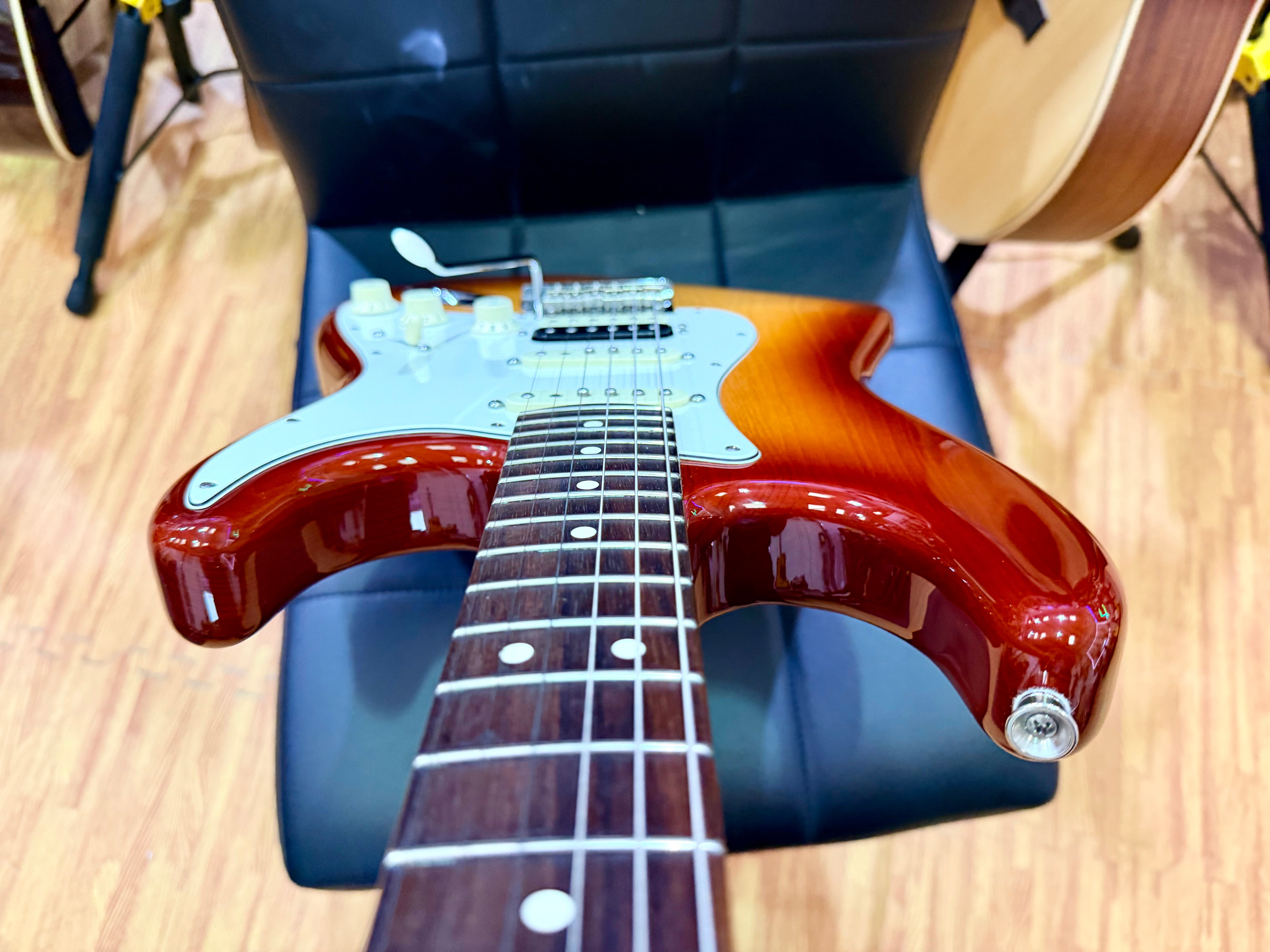 🇺🇸 2015 Fender American Standard Stratocaster HSS Shawbucker~ Sienna Sunburst!