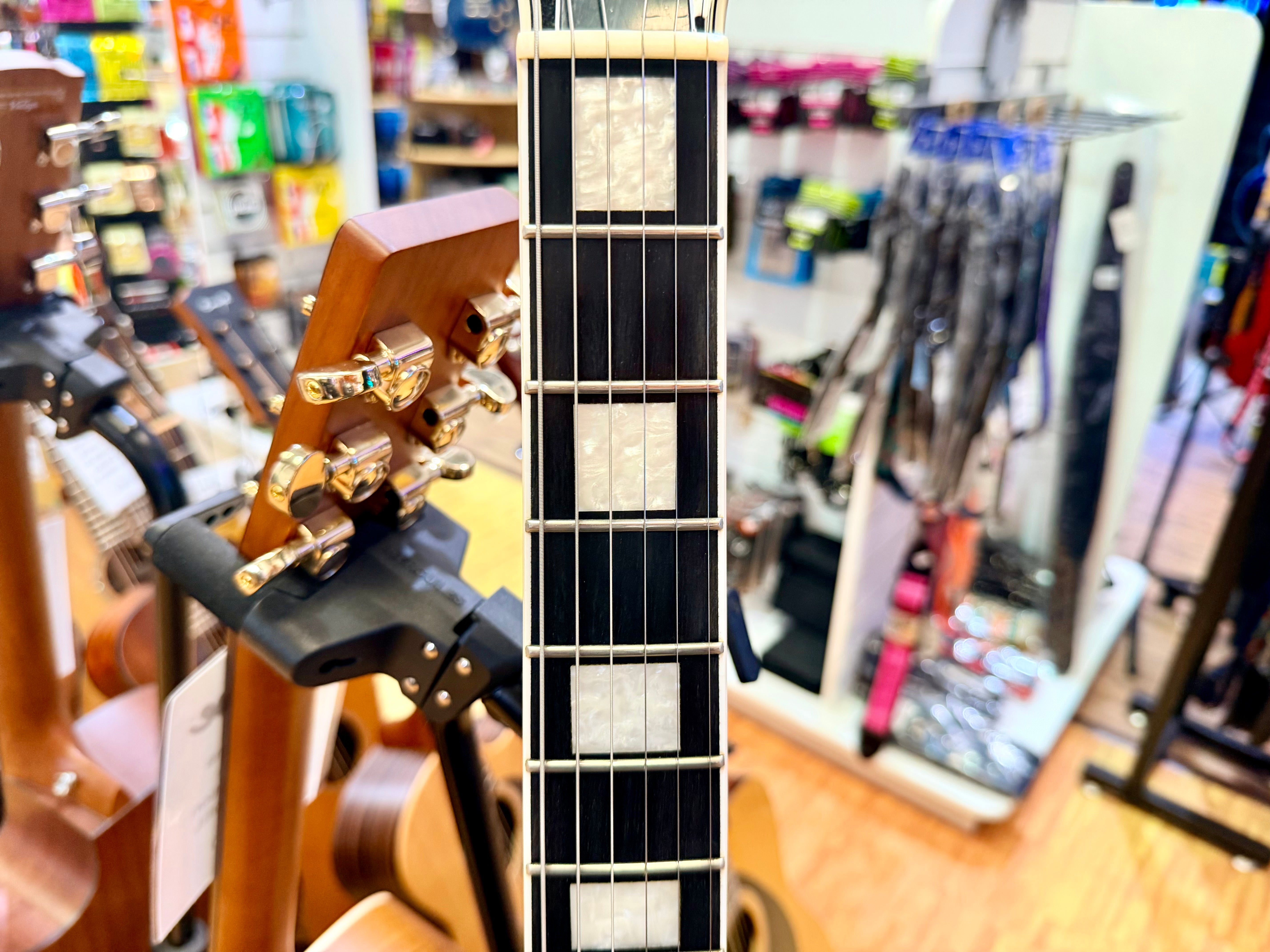 🔥2018🔥 Edwards E-LP-105CD Les Paul Custom Ebony~ Made In Japan ‘ESP’ MIJ + Bag