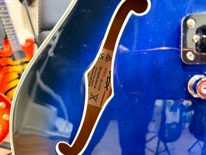 🔥MINT🔥 Vox Bobcat S66 Semi-Hollow ‘335’ Bigsby~ Blue Burst~ 2022 Korea 3 Pickup!