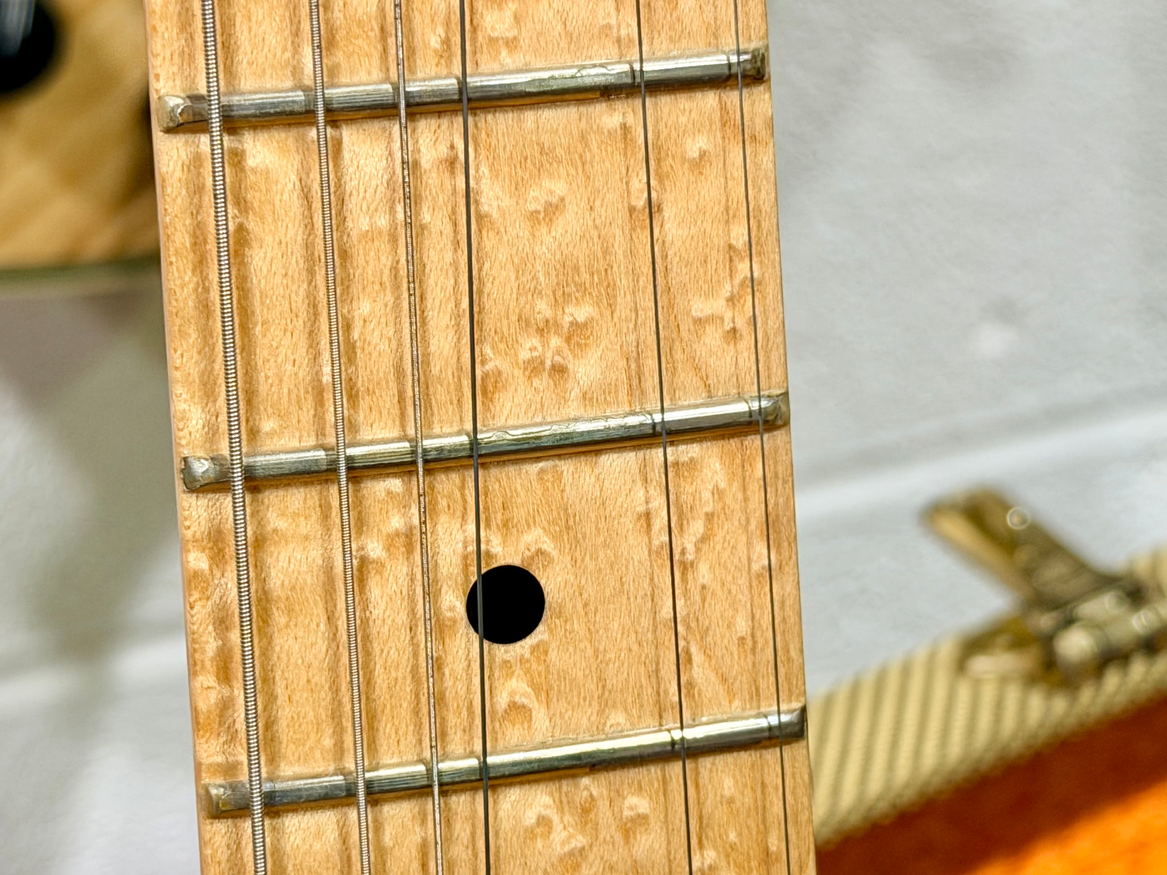 🌟2007🌟 Fender USA Custom Shop 1956 NOS Stratocaster Fiesta Red & Gold~ Maple!