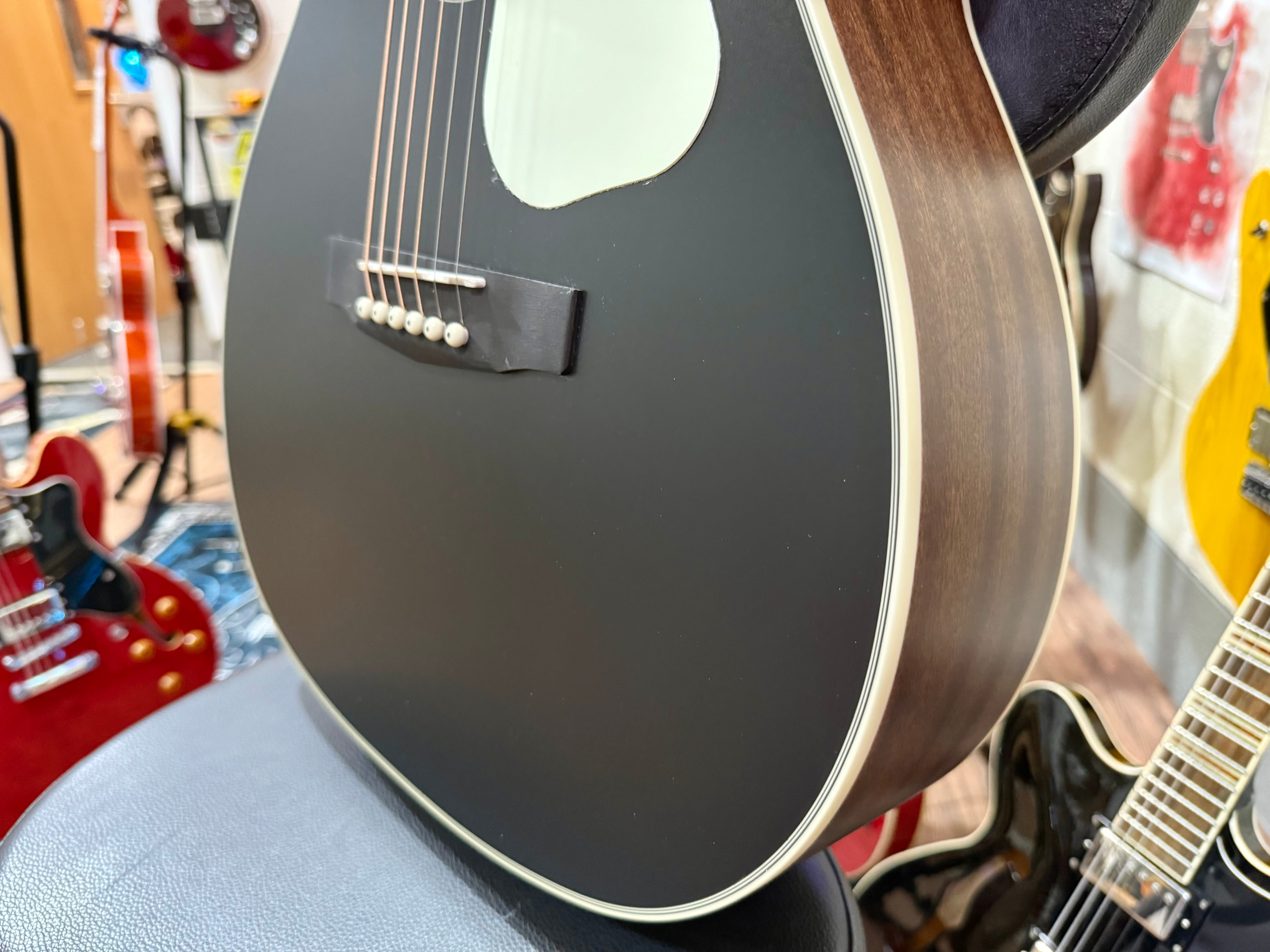🌟2025 BRAND NEW MODEL🌟 Cort L100 OCF CED Black Satin Electro-Acoustic Guitar!