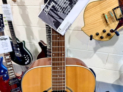 🎸LEFTY🎸 Ibanez PF15L Natural Acoustic Guitar~ Dreadnought~ Left Handed!