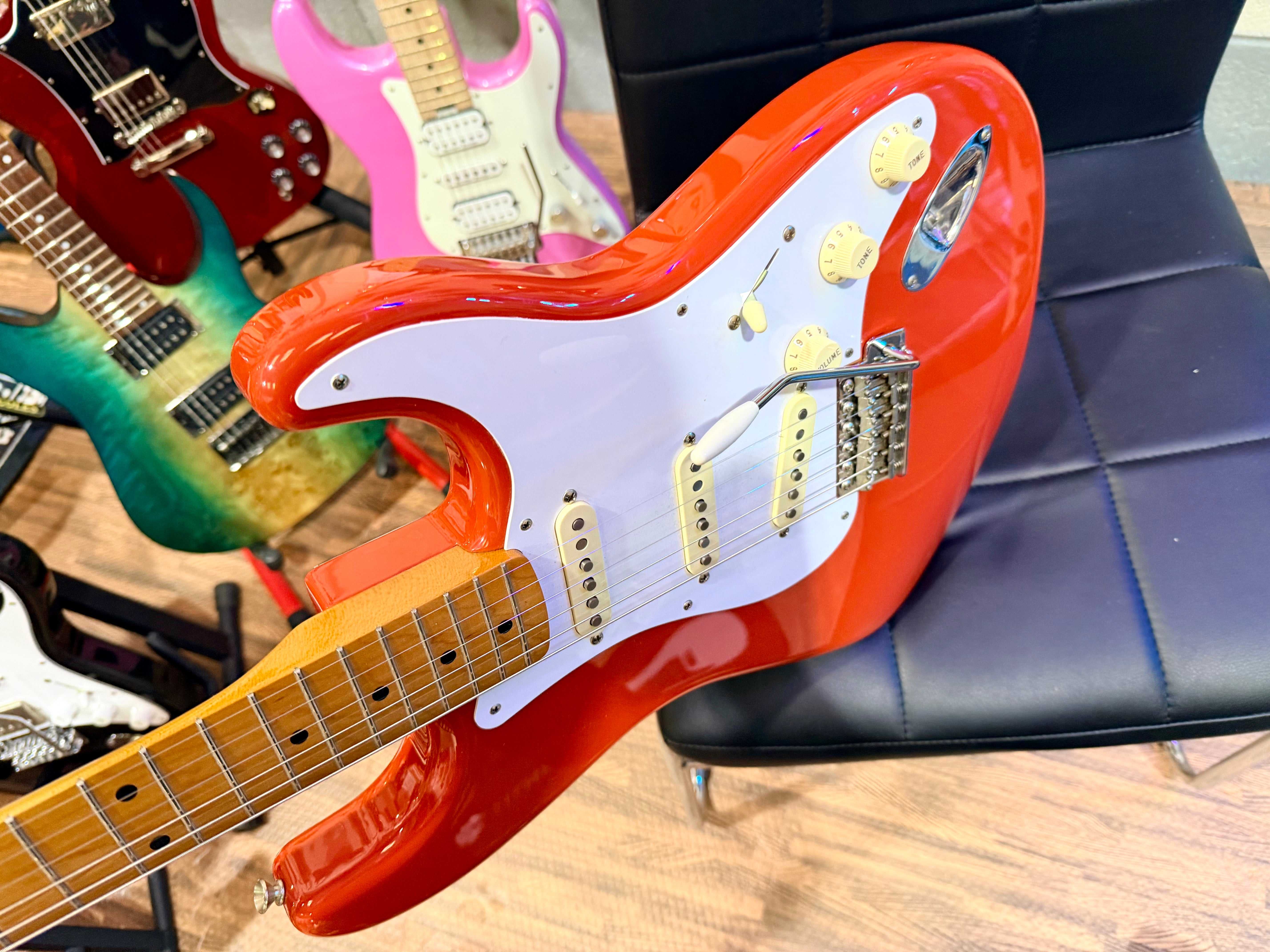 🌟2016🌟 Fender Classic Series 50s Stratocaster~Fiesta Red~Custom Shop Designed!