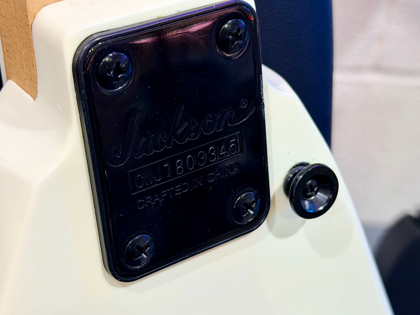 🔥WARMAN PICKUPS🔥 Jackson JS32 Rhodes Electric Guitar~ Randy Rhodes~ Ivory!