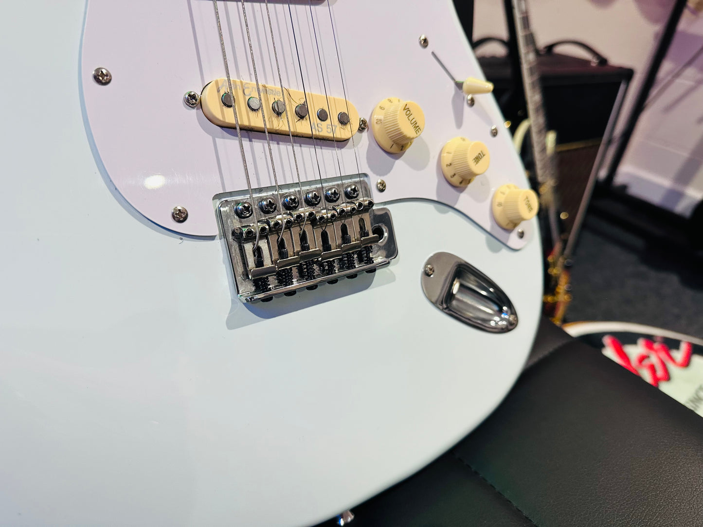 Revelation RTS 57 Stratocaster~ Alan Entwistle Strat Style Guitar~ Daphne Blue!