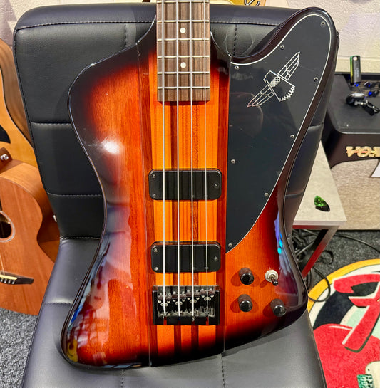 🔥2015🔥 Epiphone Thunderbird T-Bird Pro Electric Bass Guitar~ Vintage Sunburst!