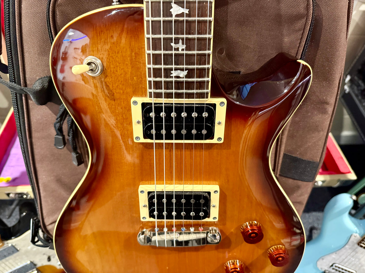 🌟2015 KOREA🌟 PRS SE 245 Single cut Electric Guitar~ Vintage Sunburst + Gig Bag