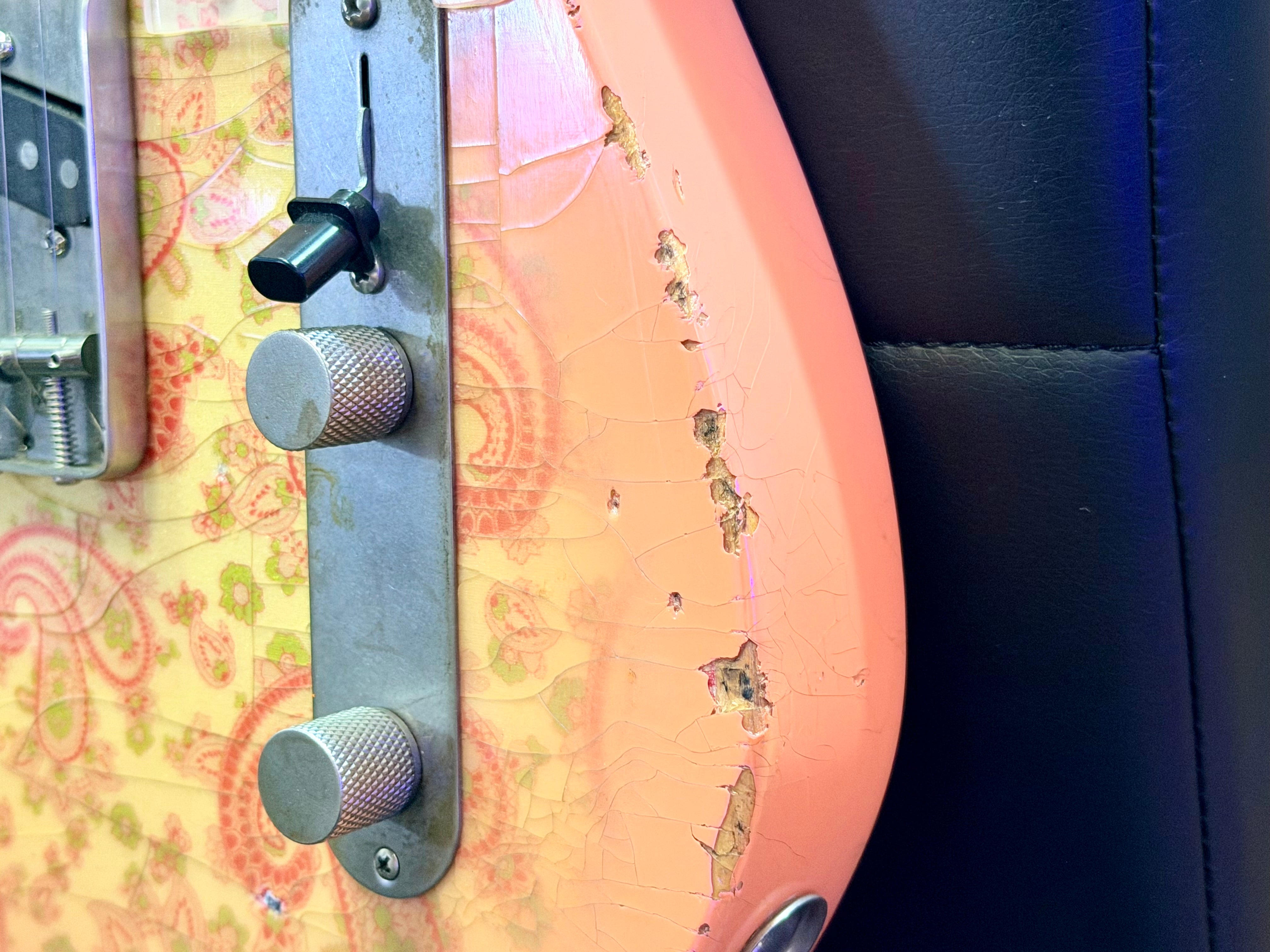 ✨2018✨ Nash Guitars T-68 Pink Paisley Telecaster Relic~ Lollar Pickups + Case!