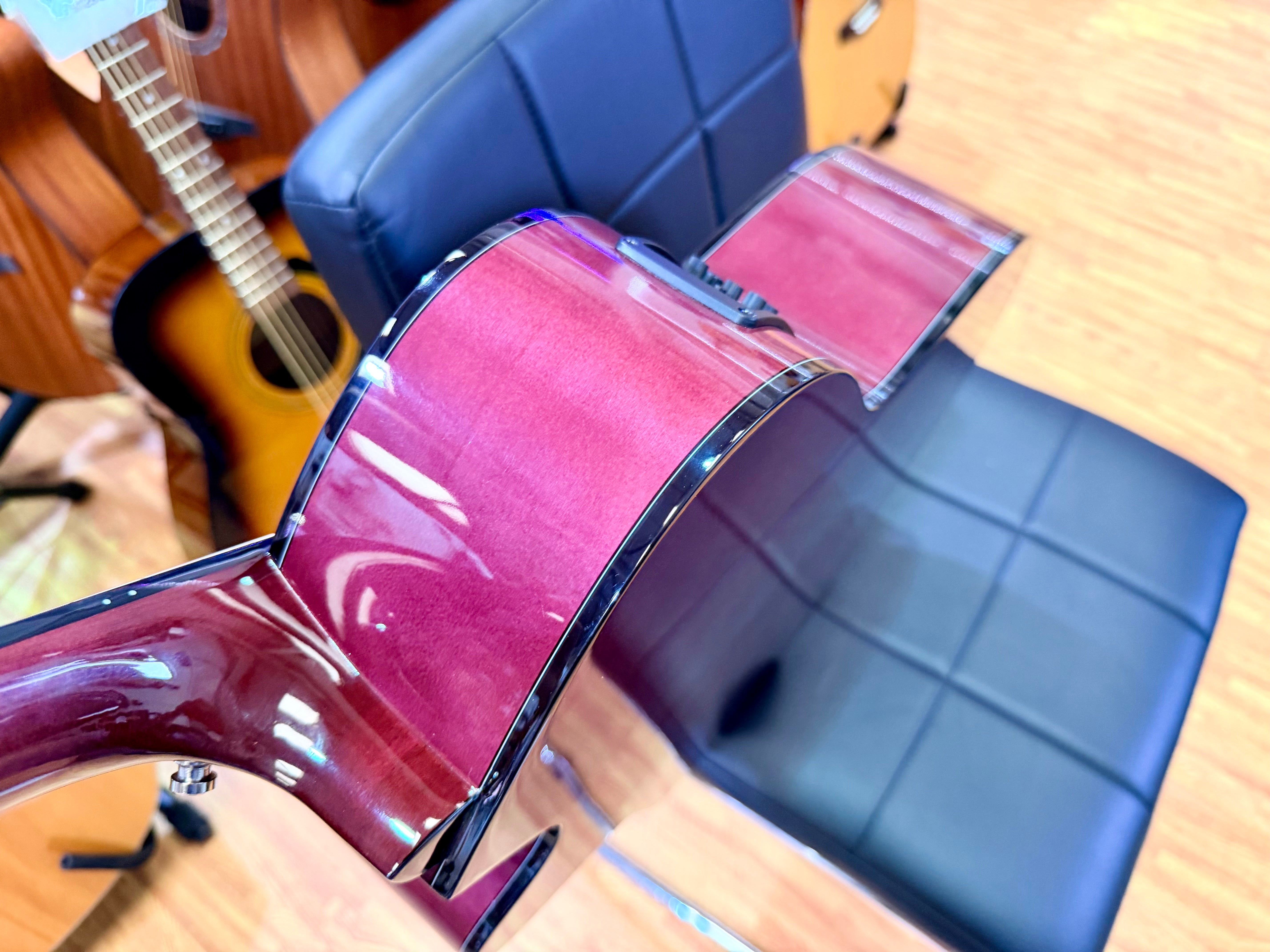 ✨2024✨ Tanglewood TA4CE Azure Super Folk Electro Acoustic~ Foxglove Purple!